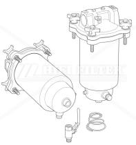 HIFI FILTER Y FBO10 - CARCASA DE FILTRO DE CARBURANTE