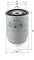 MANN WK 821 - [*]FILTRO COMBUSTIBLE